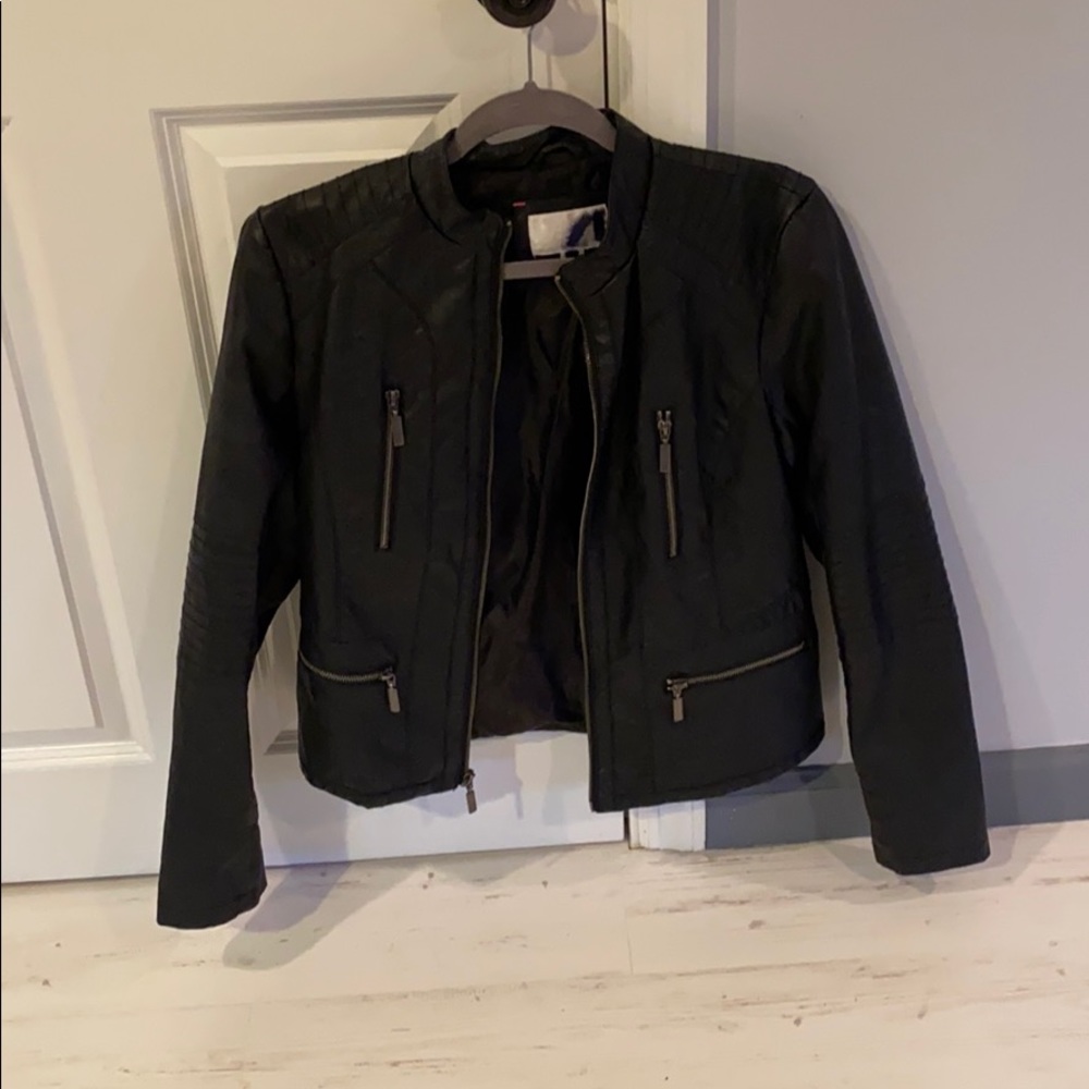 Faux Leather Jacket